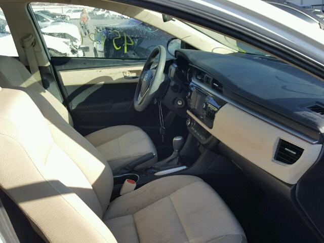 5YFBPRHE8FP282606 - 2015 TOYOTA COROLLA EC 白色 照片 5