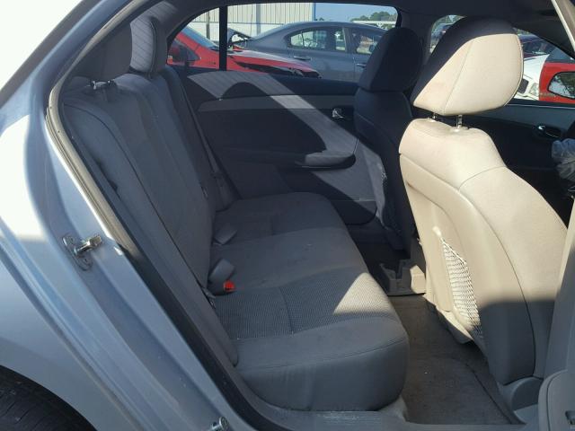 1G1ZB5E18BF361744 - 2011 CHEVROLET MALIBU LS ვერცხლისფერი ფოტო 6