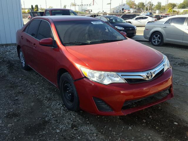 4T1BF1FK9DU666578 - 2013 TOYOTA CAMRY L RED photo 1