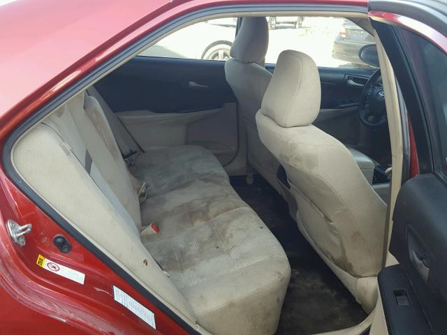 4T1BF1FK9DU666578 - 2013 TOYOTA CAMRY L 红色 照片 6