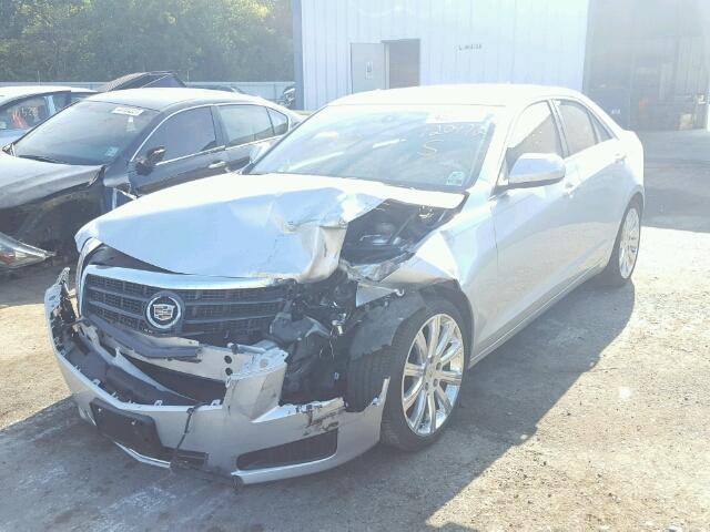 1G6AA5RAXD0120472 - 2013 CADILLAC ATS SILVER photo 2