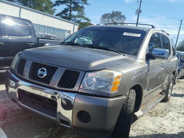 5N1AA08A76N733698 - 2006 NISSAN ARMADA TAN photo 2