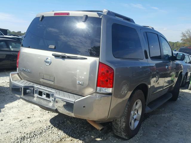 5N1AA08A76N733698 - 2006 NISSAN ARMADA TAN photo 4