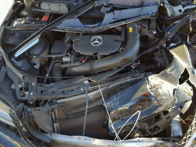 WDDGF4HB5EG241518 - 2014 MERCEDES-BENZ C BLACK photo 7