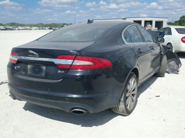 SAJWA0EX9E8U31024 - 2014 JAGUAR XF BLACK photo 4