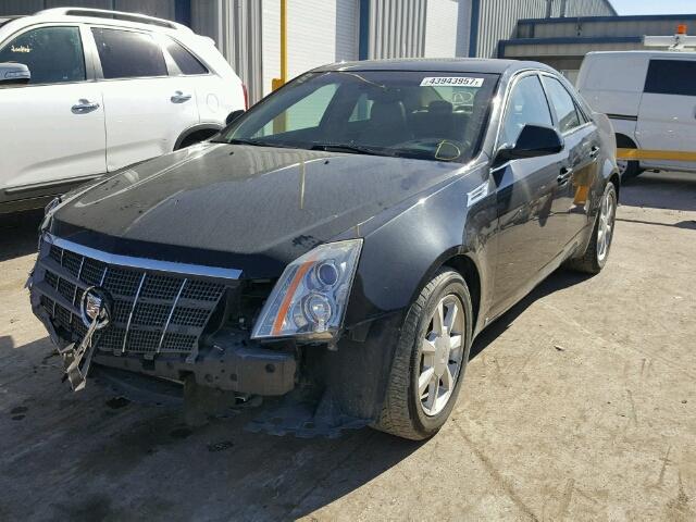 1G6DF577X80201547 - 2008 CADILLAC CTS BLACK photo 2