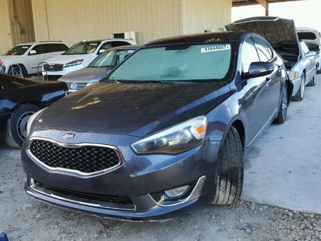 KNALN4D73E5165559 - 2014 KIA CADENZA PR CHARCOAL photo 2