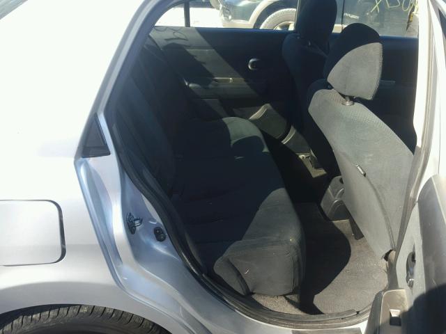 3N1BC1AP3BL453460 - 2011 NISSAN VERSA S 银色 照片 6