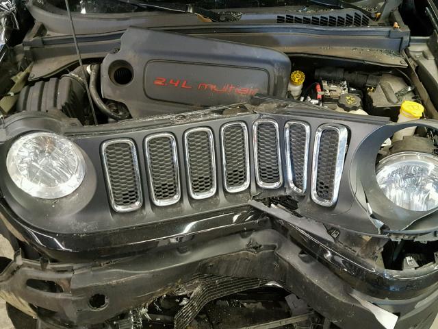 ZACCJBATXFPC23356 - 2015 JEEP RENEGADE S BLACK photo 7