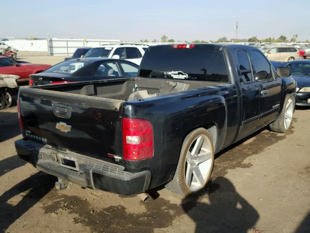 1GCEC29089Z278729 - 2009 CHEVROLET SILVERADO BLACK photo 4