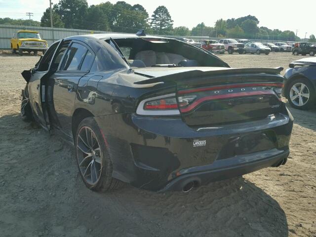 2C3CDXGJ9FH803679 - 2015 DODGE CHARGER GRAY photo 3