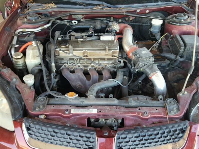 4B3AG42G94E114444 - 2004 DODGE STRATUS SX MAROON photo 7