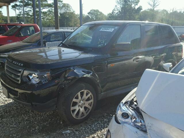 SALSF25477A992472 - 2007 LAND ROVER RANGE ROVE BLACK photo 2