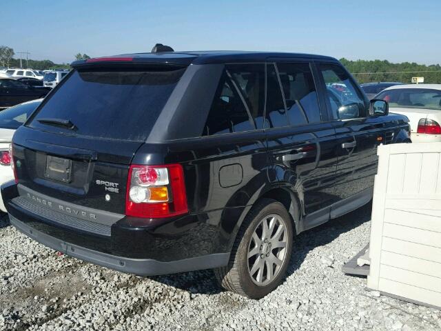 SALSF25477A992472 - 2007 LAND ROVER RANGE ROVE BLACK photo 4