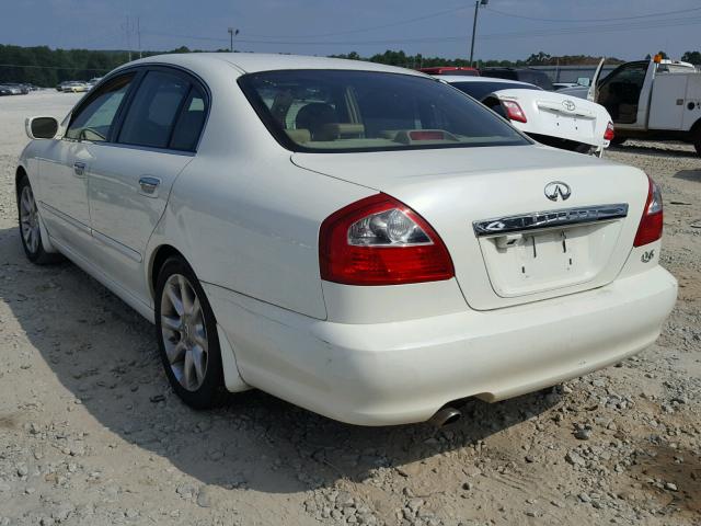 JNKBF01A73M101742 - 2003 INFINITI Q45 WHITE photo 3