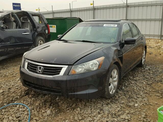 1HGCP25898A802198 - 2008 HONDA ACCORD EXL BLACK photo 2