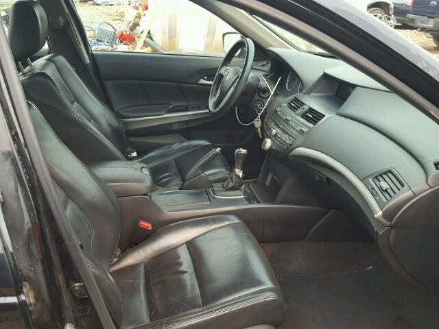 1HGCP25898A802198 - 2008 HONDA ACCORD EXL BLACK photo 5