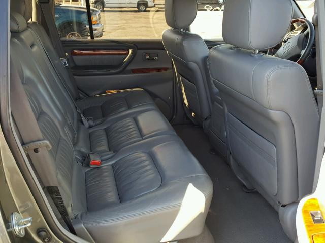 JT6HT00W7X0056467 - 1999 LEXUS LX 470 GRAY photo 6