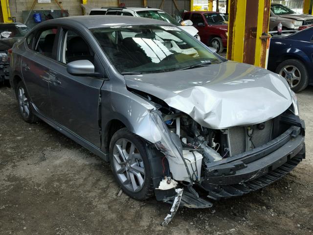 3N1AB7AP2EY278353 - 2014 NISSAN SENTRA S SILVER photo 1