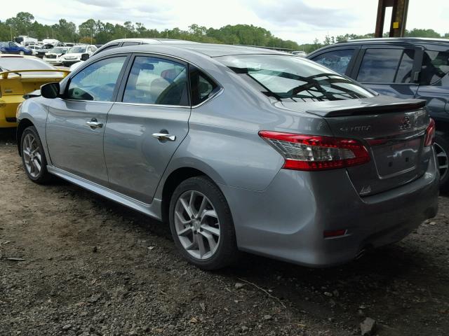 3N1AB7AP2EY278353 - 2014 NISSAN SENTRA S SILVER photo 3