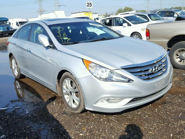 5NPEC4AC1BH119470 - 2011 HYUNDAI SONATA SE SILVER photo 1