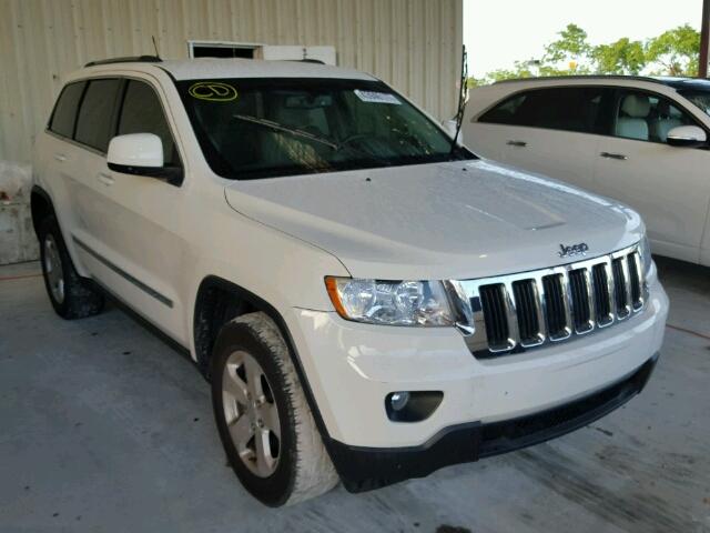 1C4RJEAG7CC261125 - 2012 JEEP GRAND CHER WHITE photo 1