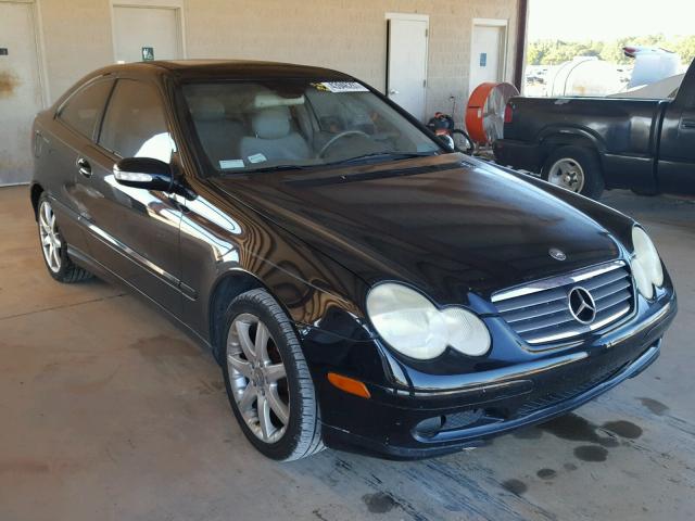 WDBRN47J32A329303 - 2002 MERCEDES-BENZ C BLACK photo 1