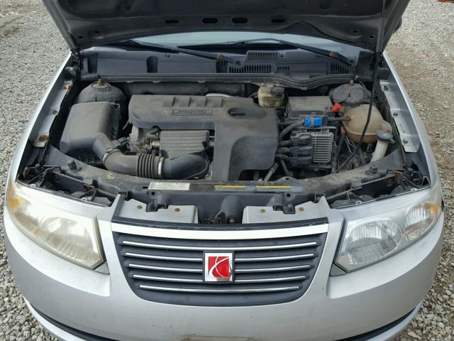 1G8AJ55F77Z125296 - 2007 SATURN ION LEVEL SILVER photo 7