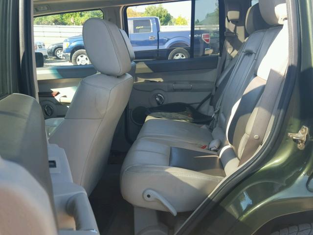 1J8HG58P97C629657 - 2007 JEEP COMMANDER 绿色 照片 6