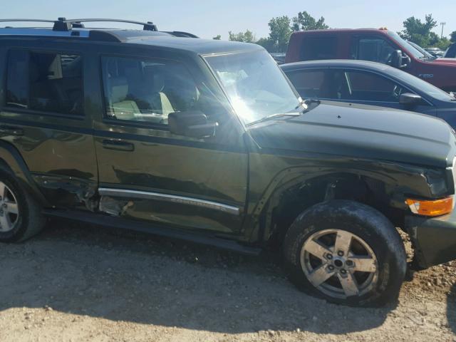 1J8HG58P97C629657 - 2007 JEEP COMMANDER 绿色 照片 9