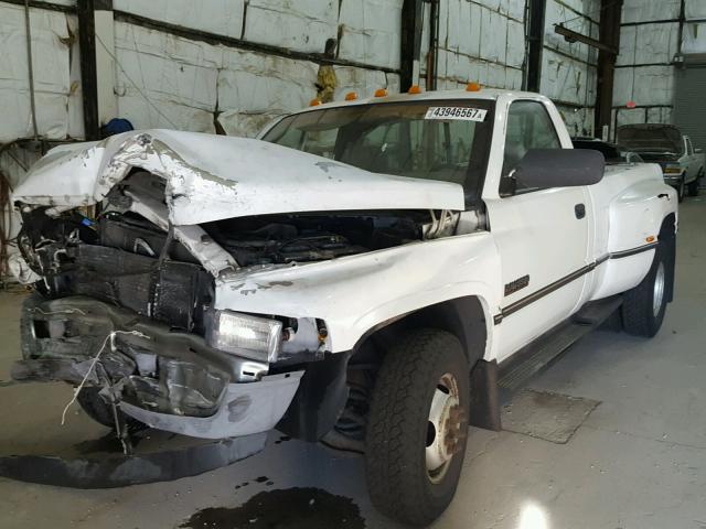 1B7MC36C3SS234961 - 1995 DODGE RAM 3500 WHITE photo 2