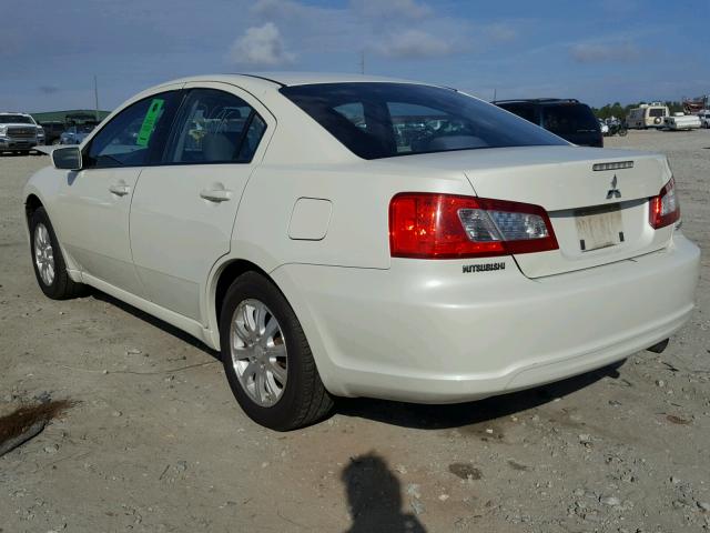 4A3AB36F69E026787 - 2009 MITSUBISHI GALANT WHITE photo 3