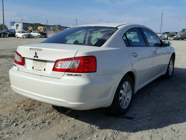 4A3AB36F69E026787 - 2009 MITSUBISHI GALANT WHITE photo 4