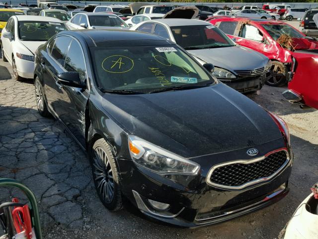 KNALN4D79E5124384 - 2014 KIA CADENZA PR BLACK photo 1