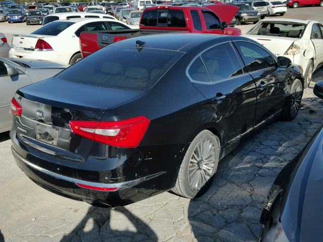 KNALN4D79E5124384 - 2014 KIA CADENZA PR BLACK photo 4