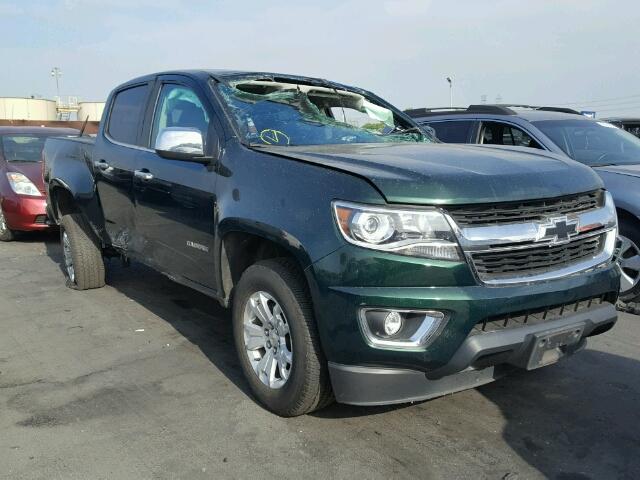 1GCGSCE34G1283164 - 2016 CHEVROLET COLORADO L GREEN photo 1