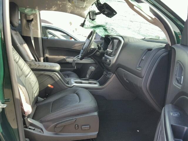 1GCGSCE34G1283164 - 2016 CHEVROLET COLORADO L GREEN photo 5