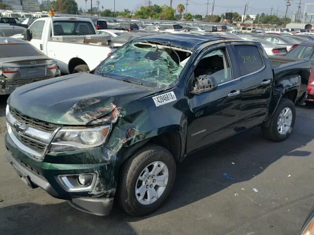 1GCGSCE34G1283164 - 2016 CHEVROLET COLORADO L GREEN photo 9