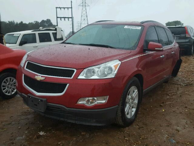 1GNKVGED4CJ153114 - 2012 CHEVROLET TRAVERSE RED photo 2