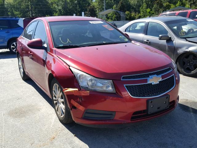 1G1PJ5S91B7269180 - 2011 CHEVROLET CRUZE ECO RED photo 1