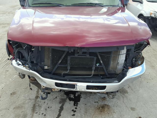 1GTHK29224E263886 - 2004 GMC SIERRA K25 BURGUNDY photo 7