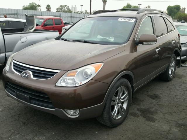 KM8NU4CC9CU188307 - 2012 HYUNDAI VERACRUZ G BROWN photo 2