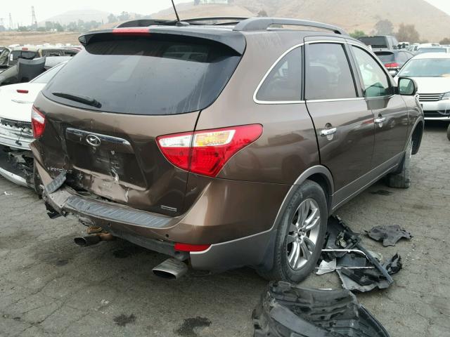 KM8NU4CC9CU188307 - 2012 HYUNDAI VERACRUZ G BROWN photo 4