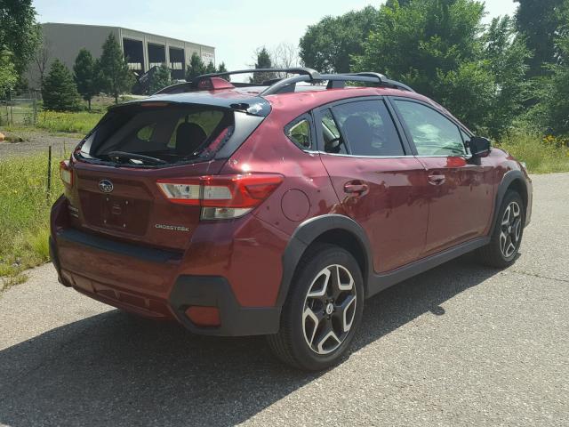 JF2GTAMC1J8265305 - 2018 SUBARU CROSSTREK BURGUNDY photo 4