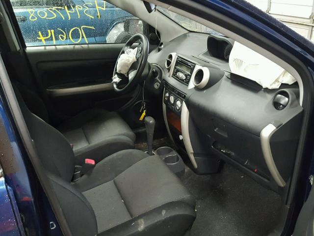 JTKKT624860163242 - 2006 TOYOTA SCION XA BLUE photo 5