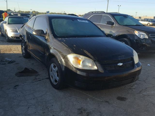 1G1AK15F577296337 - 2007 CHEVROLET COBALT BLACK photo 1