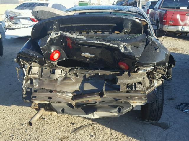 1G1AK15F577296337 - 2007 CHEVROLET COBALT BLACK photo 9