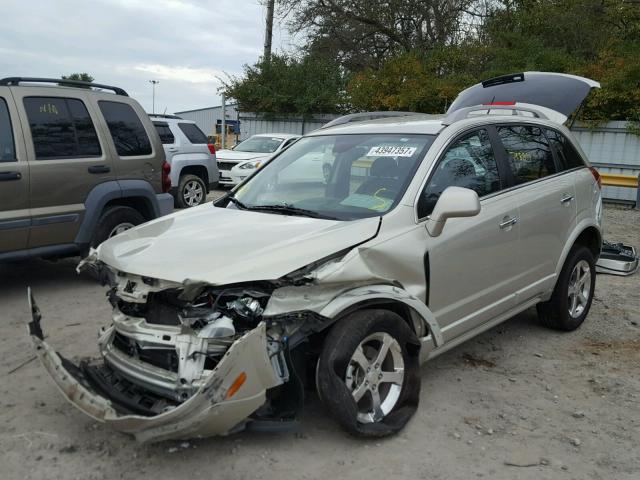 3GNAL3EK1ES527026 - 2014 CHEVROLET CAPTIVA BEIGE photo 2