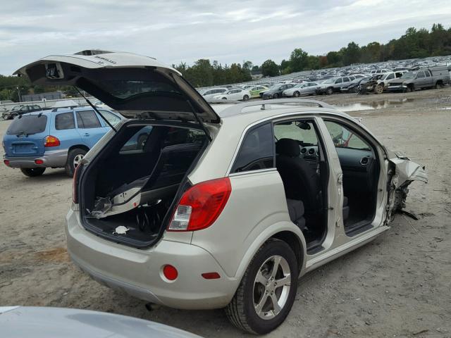 3GNAL3EK1ES527026 - 2014 CHEVROLET CAPTIVA BEIGE photo 4