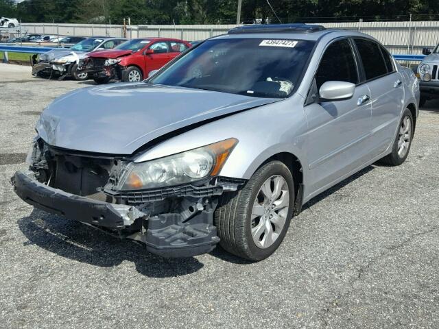 1HGCP36839A008240 - 2009 HONDA ACCORD EXL SILVER photo 2